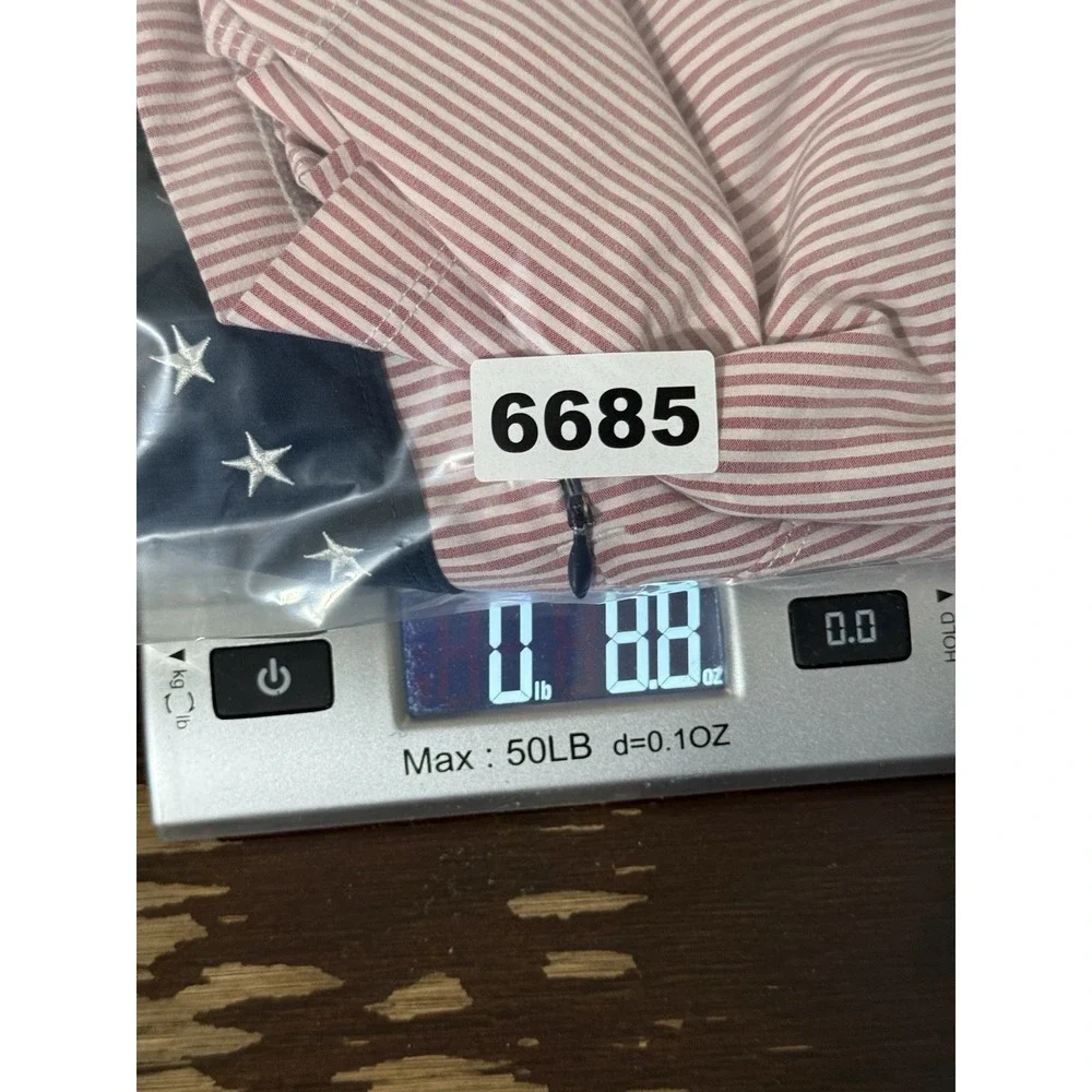 Birddogs Men's Small USA Flag Stripe Lined 7